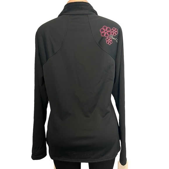 3/$30 🍂 Pearl Izumi Black Fleece Zip Up Jacket - Picture 6 of 10